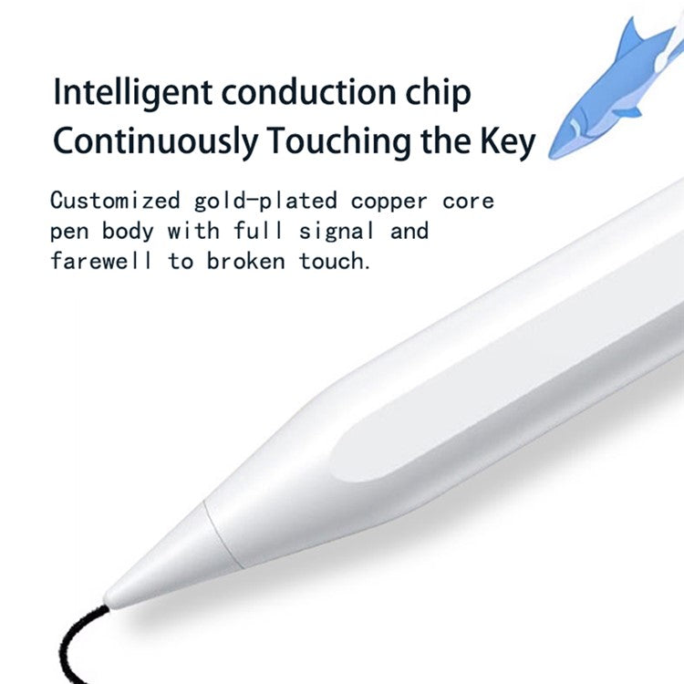 LENOVO Thinkplus BP18-BL Universal Stylus with Bluetooth Rechargeable Tablet Pen POM Tip Magnetic Pencil