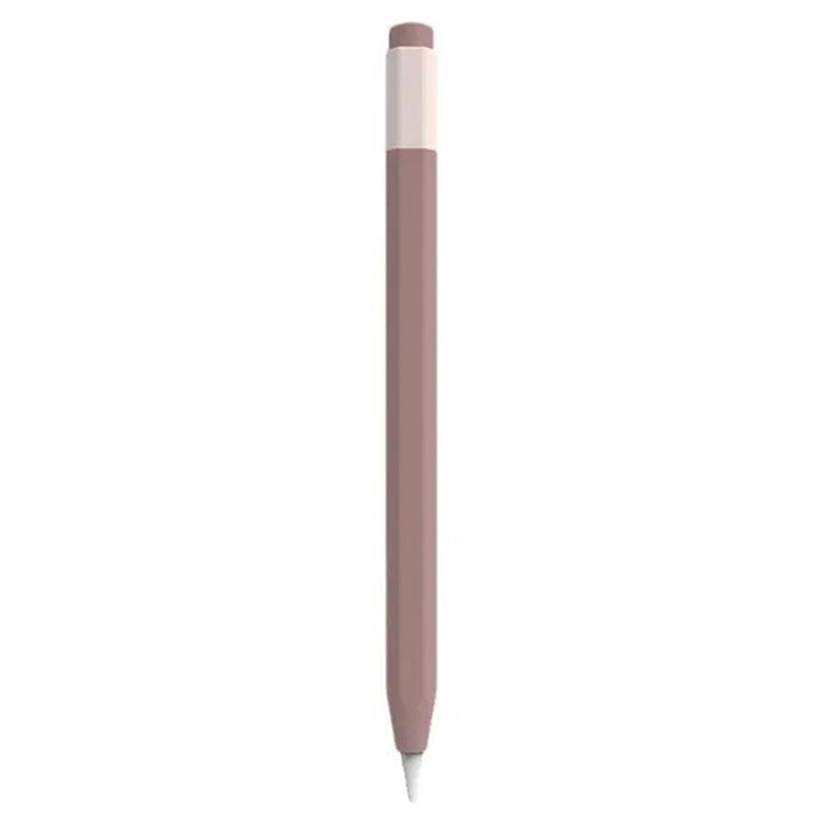 For Apple Pencil (USB-C) Anti-skid Silicone Protective Sleeve Capacitive Stylus Pen Anti-drop Cover - Deep Pink