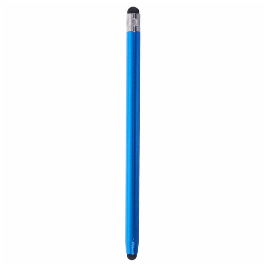 Dual Silicone Tips Passive Stylus Pen Sensitive Touch Writing Drawing Pencil - Dark Blue