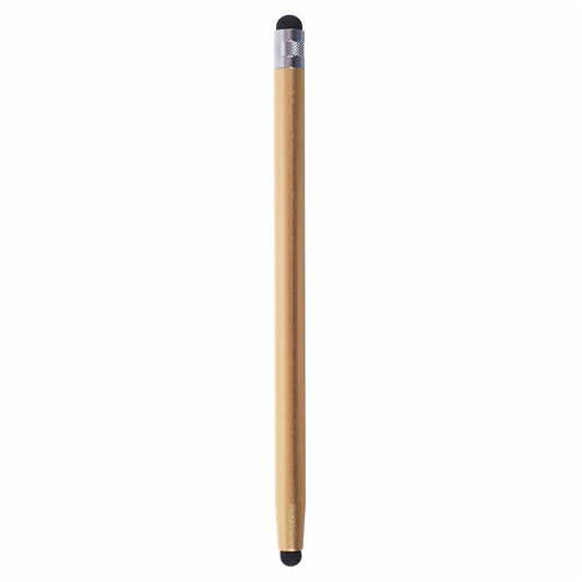 Dual Silicone Tips Passive Stylus Pen Sensitive Touch Writing Drawing Pencil - Gold