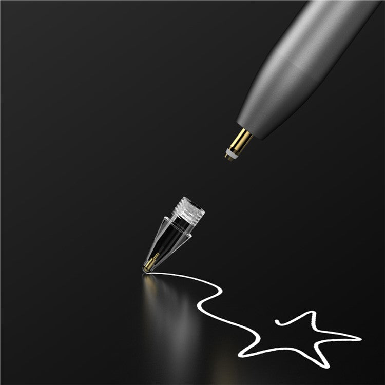 MOMAX MAG LINK Pro Transparent Capacitive Stylus Magnetic Adsorption Touch Screen Pen for iPad - Titanium Gold