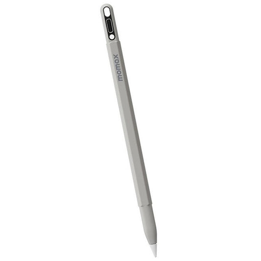 MOMAX Mag Link Pop Tablet Stylus Pen Type-C Charging Port Palm Rejection Capacitive Pen - Titanium Grey