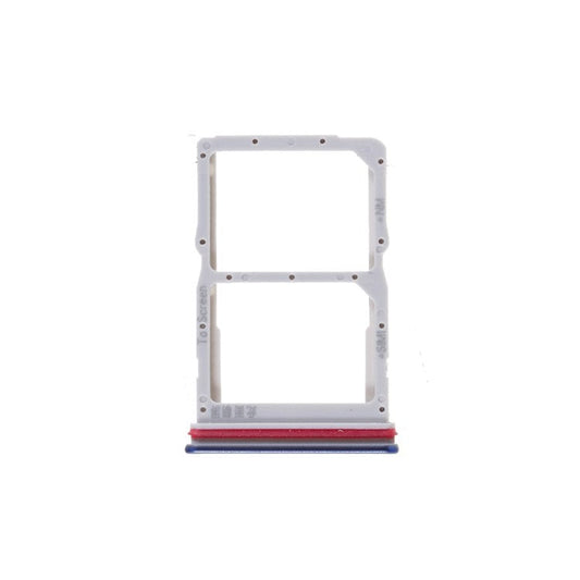 OEM SIM Card Tray Holder Replacement Part for Huawei P40 lite 5G / nova 7 SE - Purple