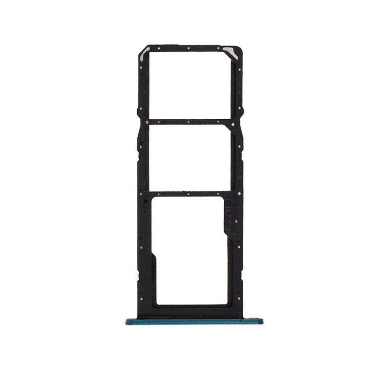 For Huawei P smart 2021 / Honor 10X Lite OEM Dual SIM Card + TF Card Tray Holder Replacement (without Logo) - Blue