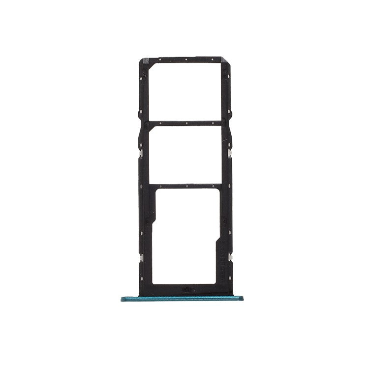 For Huawei P smart 2021 / Honor 10X Lite OEM Dual SIM Card + TF Card Tray Holder Replacement (without Logo) - Blue