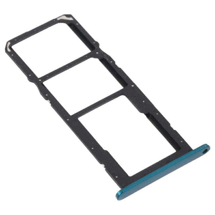 For Huawei P smart 2021 / Honor 10X Lite OEM Dual SIM Card + TF Card Tray Holder Replacement (without Logo) - Green