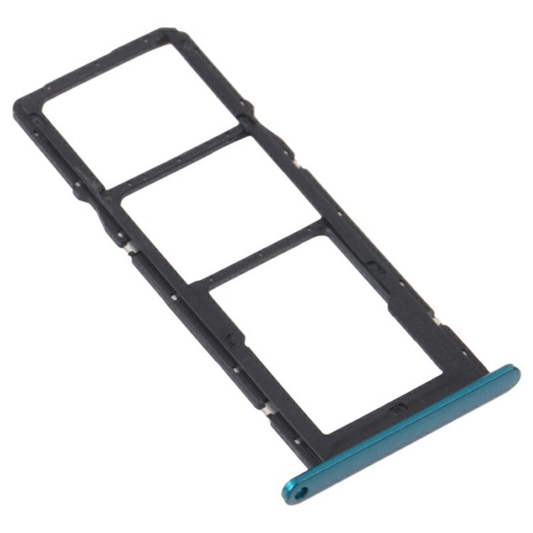 For Huawei P smart 2021 / Honor 10X Lite OEM Dual SIM Card + TF Card Tray Holder Replacement (without Logo) - Green