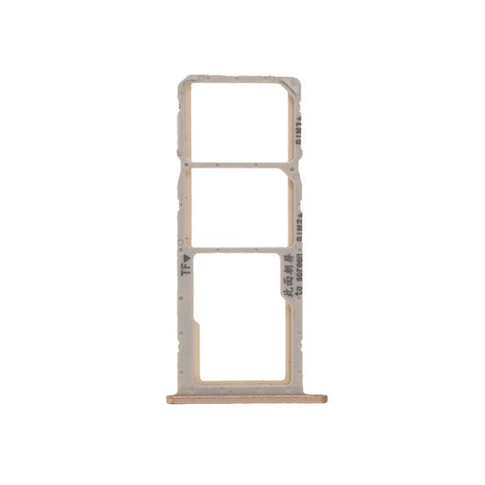 OEM SIM Card Tray Holder Replacement Part for Huawei Y7 (2019) / Y7 Pro (2019) / Y7 Prime (2019) - Gold