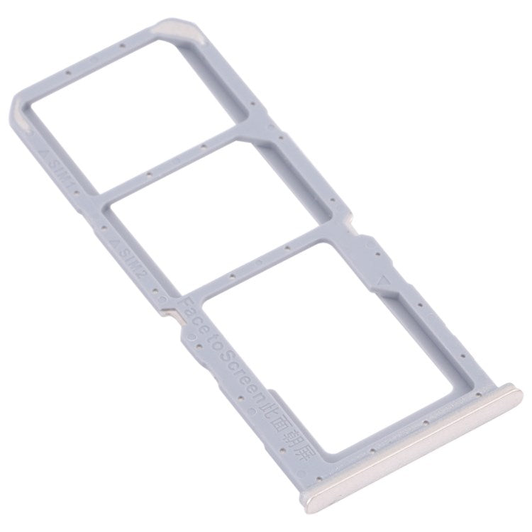 For Oppo A54 5G/4G Dual SIM Cards + Single for SD Card Tray Holder Replacement (without Logo) - Gold