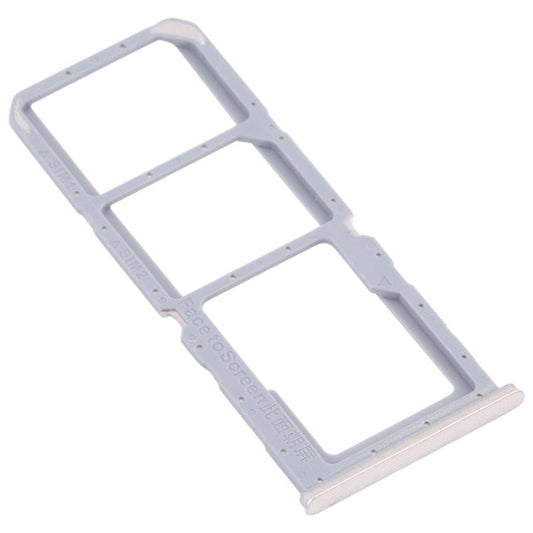 For Oppo A54 5G/4G Dual SIM Cards + Single for SD Card Tray Holder Replacement (without Logo) - Gold