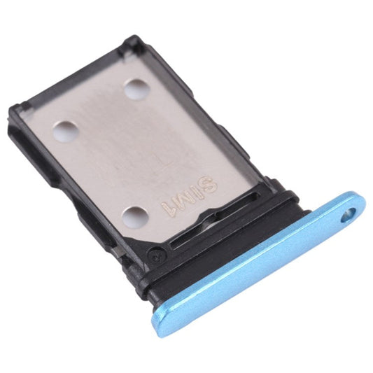 For Realme X7 Pro RMX2121, RMX2111 Dual SIM Card Tray Holder Replacement (without Logo) - Blue