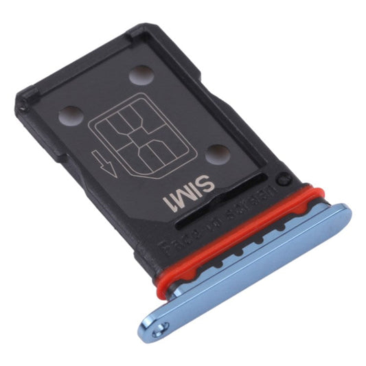 For Oppo Find X3 PEDM00 Dual SIM Card Tray Holder Replacement (without Logo) - Blue