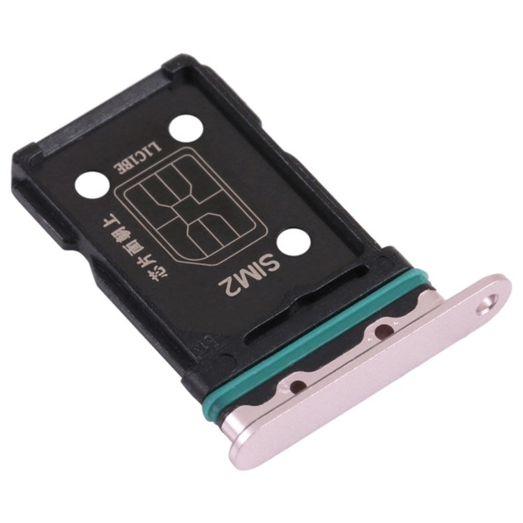 For Oppo Reno5 Pro+ 5G Dual SIM Card Tray Holder Replacement (without Logo) - Gold