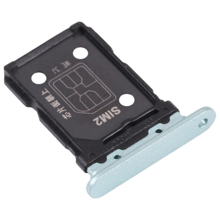 For Oppo Reno6 5G PEQM00, CPH2251 Dual SIM Card Tray Holder Replacement (without Logo) - Green