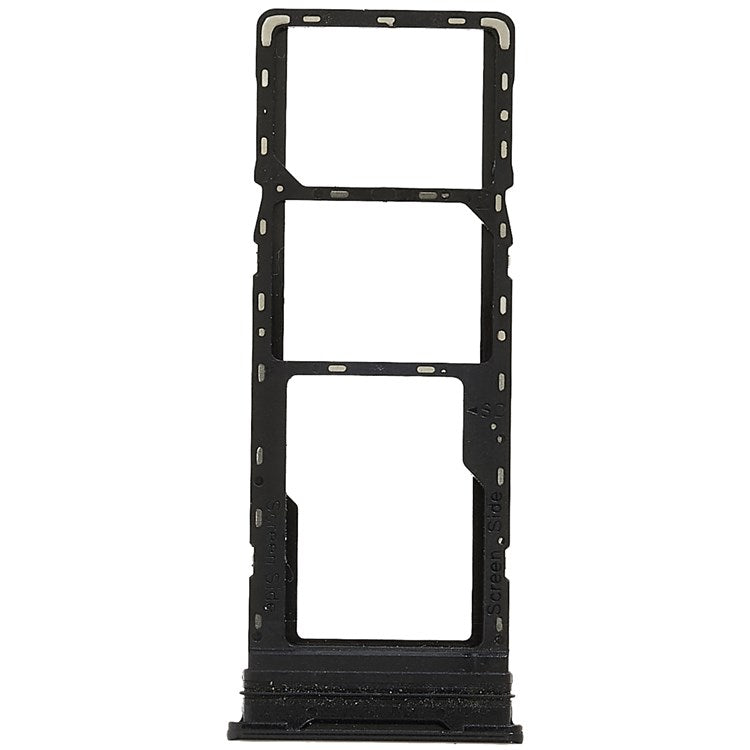 For Infinix Smart 5 X657 Dual SIM Cards + Single SD Card Tray Holder Replacement (without Logo) - Black