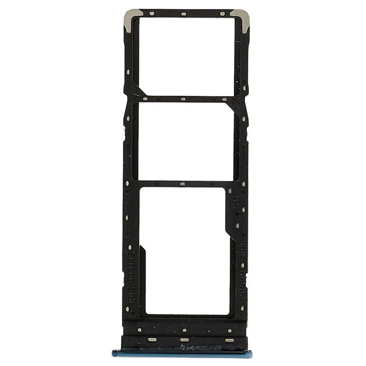 For Tecno Camon 15 Premier / Camon 15 Pro CD8 Dual SIM Cards + Single SD Card Tray Holder Replacement (without Logo) - Silver