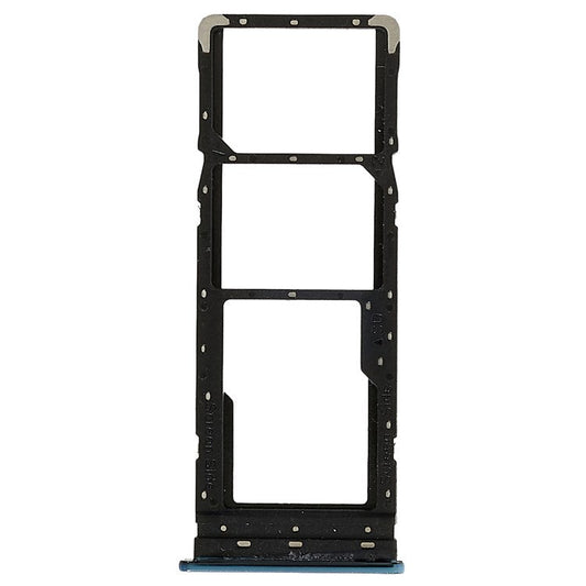 For Tecno Camon 15 Premier / Camon 15 Pro CD8 Dual SIM Cards + Single SD Card Tray Holder Replacement (without Logo) - Silver