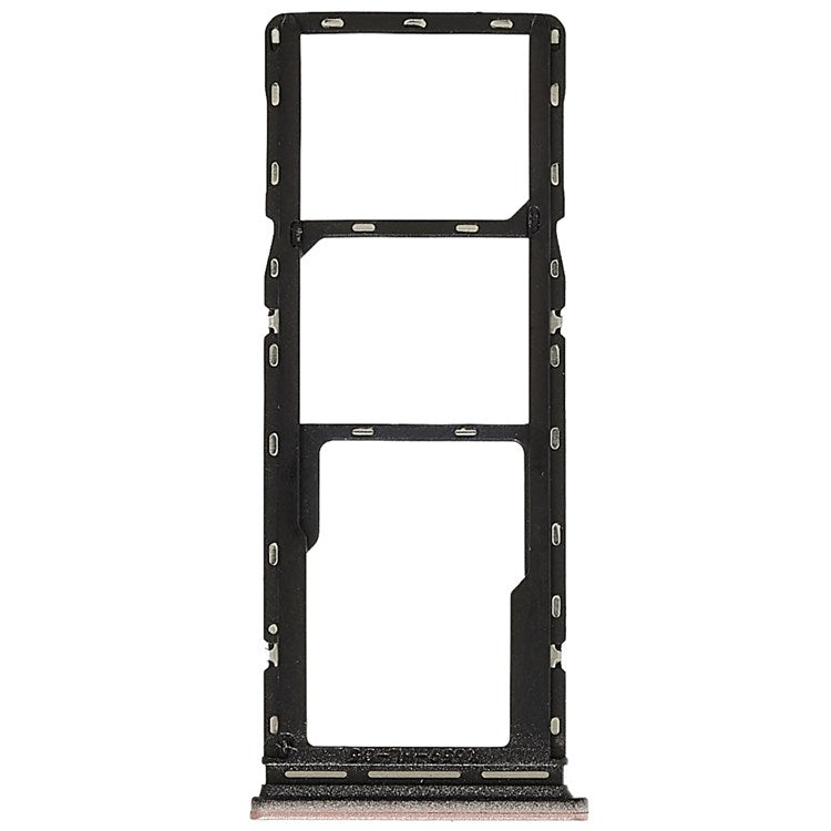 For Infinix Note 10 Pro X695 / Note 10 Pro NFC X695C Dual SIM Cards + Single SD Card Tray Holder Replacement (without Logo) - Pink