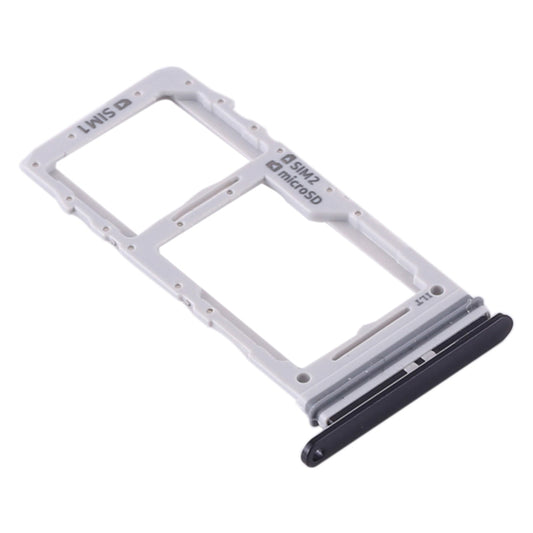 For Samsung Galaxy S20 Plus 4G / 5G / S20 Ultra 4G / 5G OEM Dual SIM Card + SD Card Tray Holder Replacement Part (without Logo) - Black