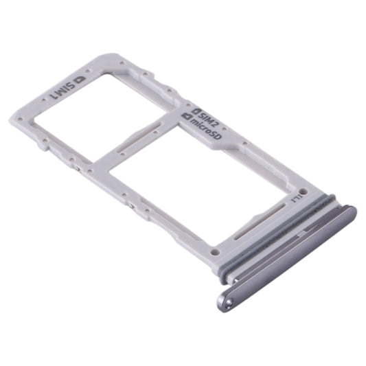 For Samsung Galaxy S20 Plus 4G / 5G / S20 Ultra 4G / 5G OEM Dual SIM Card + SD Card Tray Holder Replacement Part (without Logo) - Grey