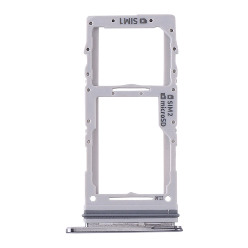 For Samsung Galaxy S20 Plus 4G / 5G / S20 Ultra 4G / 5G OEM Dual SIM Card + SD Card Tray Holder Replacement Part (without Logo) - Grey