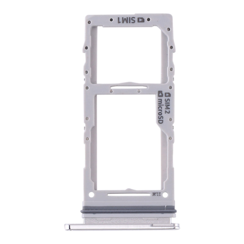 For Samsung Galaxy S20 Plus 4G / 5G / S20 Ultra 4G / 5G OEM Dual SIM Card + SD Card Tray Holder Replacement Part (without Logo) - White