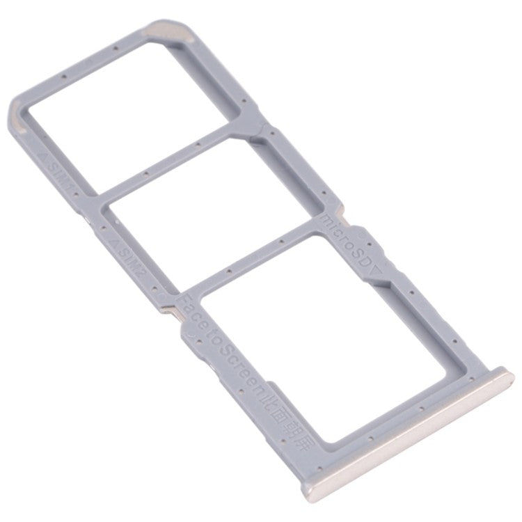 For Oppo A54s Dual SIM Card + TF Card Tray Holder Replacement (without Logo) - Gold