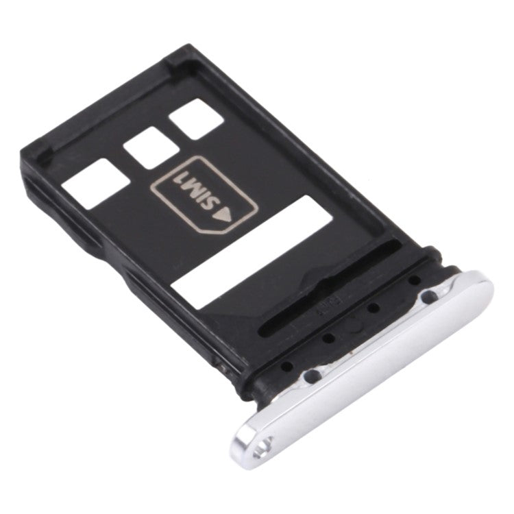 For Huawei P40 Pro 5G Dual SIM Card Tray Holder Replacement (without Logo) - Silver