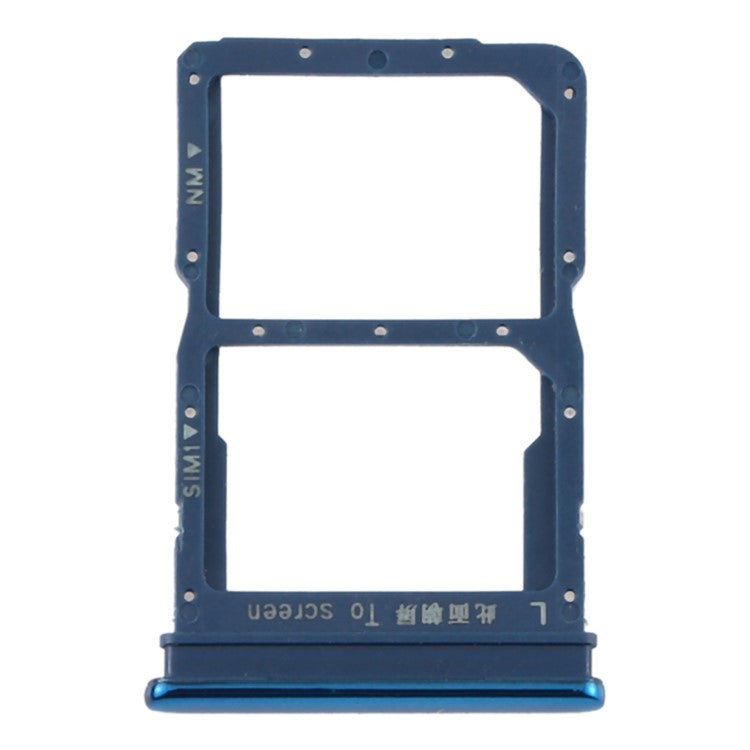 For Huawei P smart 2020 Dual SIM Card Tray Holder Replacement (without Logo) - Blue
