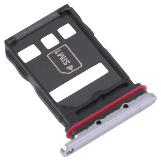 For Huawei P50 4G Dual SIM Card Tray Holder Replacement (without Logo) - Black
