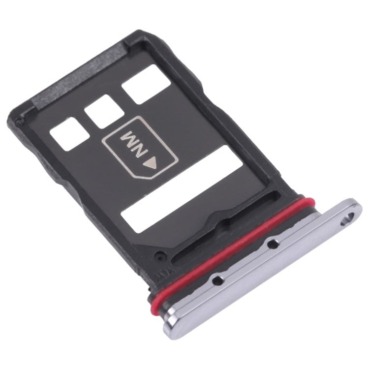 For Huawei P50 4G Dual SIM Card Tray Holder Replacement (without Logo) - Black