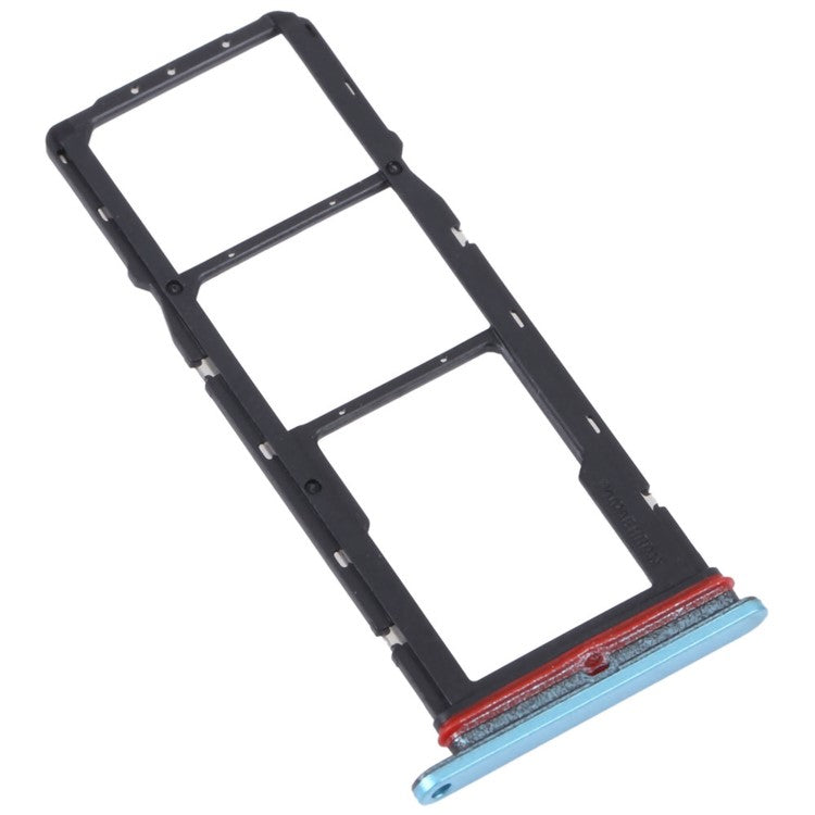 For Motorola Moto G22 4G OEM Dual SIM Card + SD Card Tray Holder Replacement Part (without Logo) - Blue
