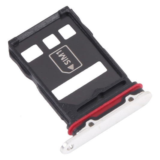 For Huawei P50 Pro 4G Dual SIM Card Tray Holder Replacement (without Logo) - White