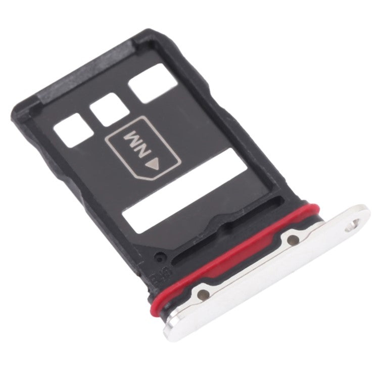 For Huawei P50 Pro 4G Dual SIM Card Tray Holder Replacement (without Logo) - White