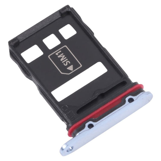 For Huawei P50 Pro 4G Dual SIM Card Tray Holder Replacement (without Logo) - Blue