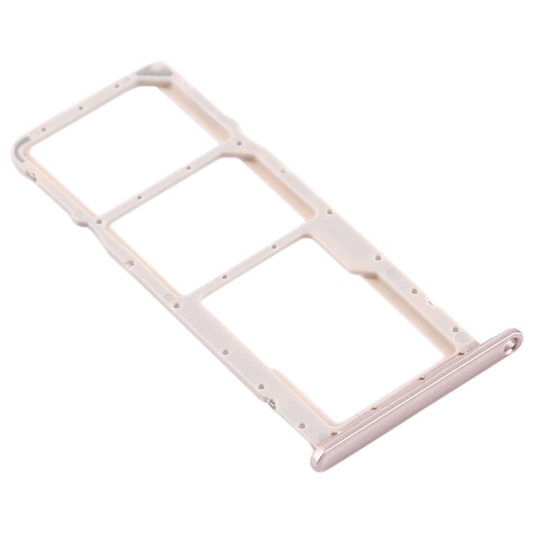 For Huawei Y6s (2019) Dual SIM Card + TF Card Tray Holder Phone Replacement Part (without Logo) - Gold