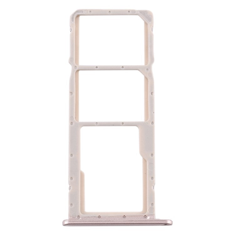 For Huawei Y6s (2019) Dual SIM Card + TF Card Tray Holder Phone Replacement Part (without Logo) - Gold