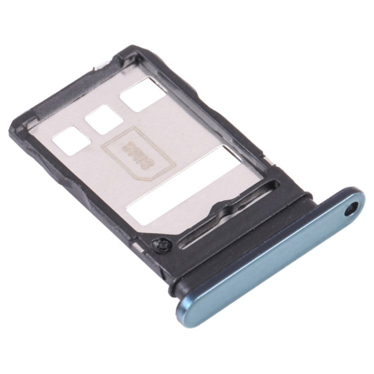 For Honor 50 Pro Dual SIM Card Tray Holder Phone Replacement Part (without Logo) - Blue