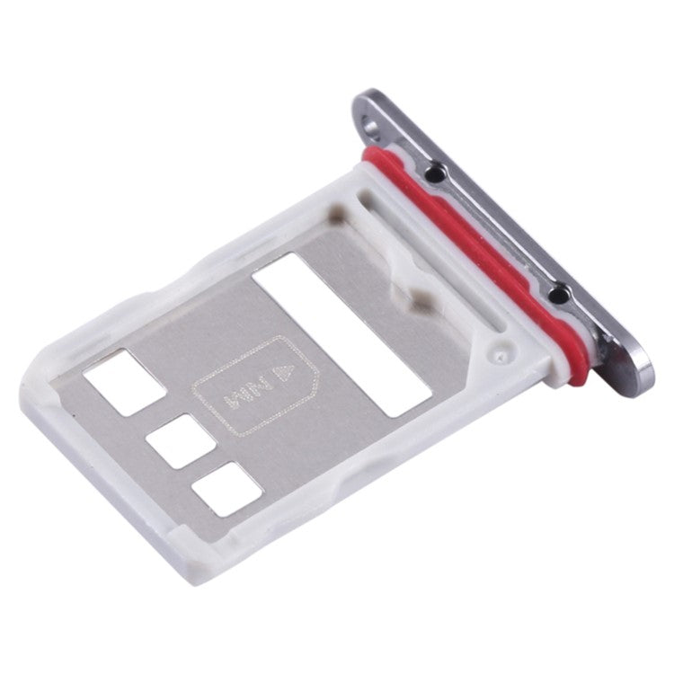 For Huawei Mate 50 4G SIM Card Tray Holder Replacement Part (without Logo) - Black