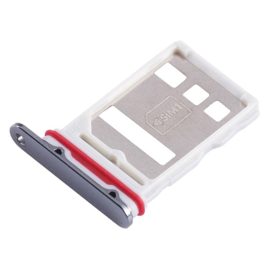 For Huawei Mate 50 Pro 4G SIM Card Tray Holder Replacement Part (without Logo) - Black