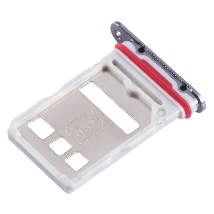 For Huawei Mate 50 Pro 4G SIM Card Tray Holder Replacement Part (without Logo) - Black