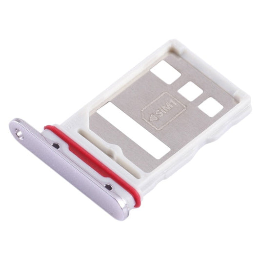 For Huawei Mate 50 Pro 4G SIM Card Tray Holder Replacement Part (without Logo) - Purple
