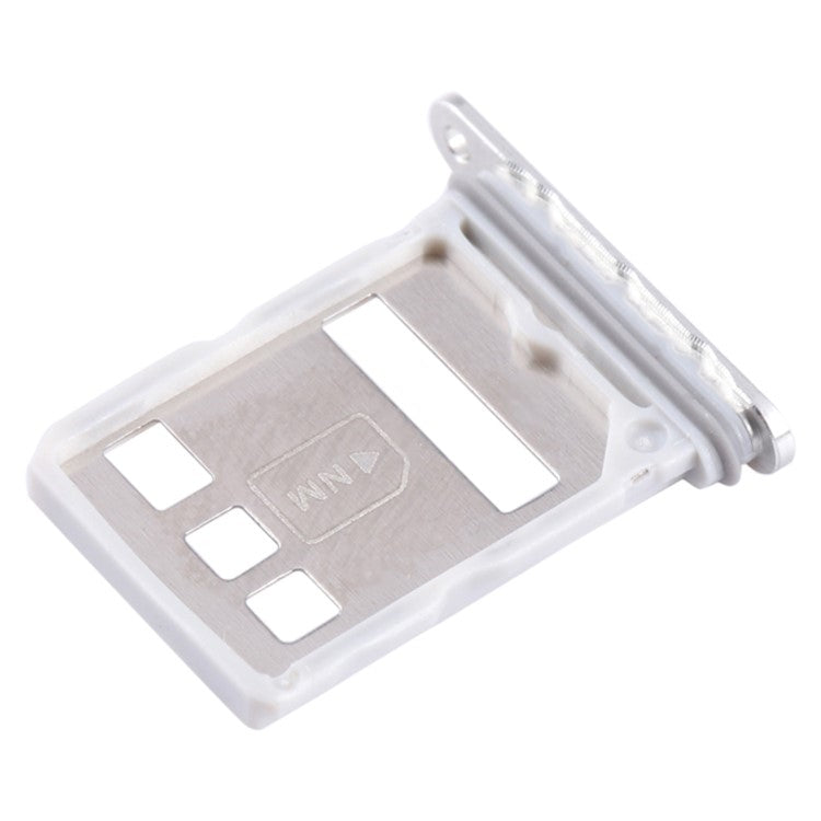 For Huawei P60 / P60 Pro SIM Card Tray Holder Replacement Part (without Logo) - Silver
