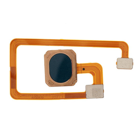 OEM Home Key Fingerprint Button Flex Cable Part Replacement for Oppo A7 - Black