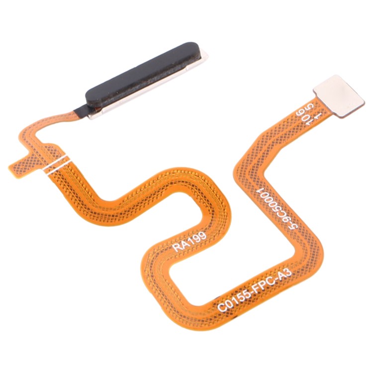 OEM Home Key Fingerprint Button Flex Cable Part Replacement (without Logo) for Realme 6 - Black