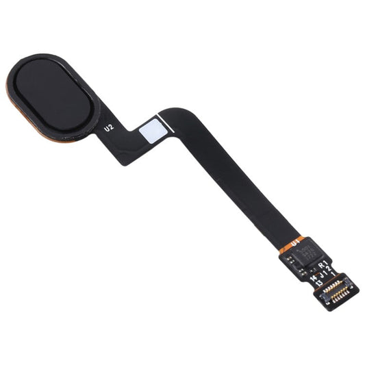 For Motorola Moto G5S OEM Home Key Fingerprint Button Flex Cable Repair Part (without Logo) - Black