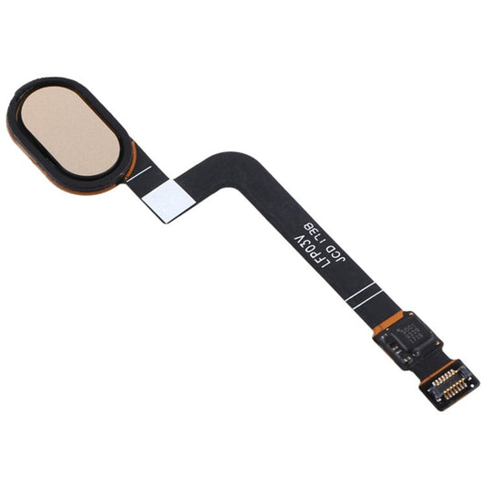 For Motorola Moto G5S OEM Home Key Fingerprint Button Flex Cable Repair Part (without Logo) - Gold