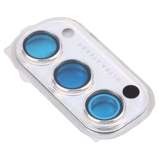 OEM Back Camera Lens Holder Cover with Glass Part (without Logo) for Oppo Reno4 5G PDPM00/PDPT00/CPH2091 - White