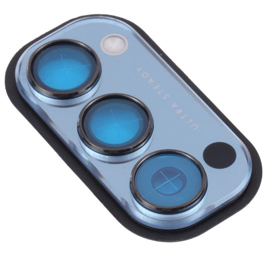 OEM Back Camera Lens Holder Cover with Glass Part (without Logo) for Oppo Reno4 5G PDPM00/PDPT00/CPH2091 - Blue