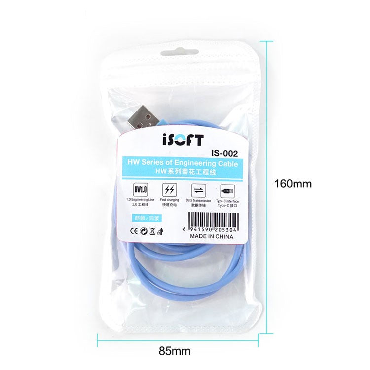 SUNSHINE IS-002 HW Series Charging Data Transmission Type-C Interface Engineering Cables (without Logo)